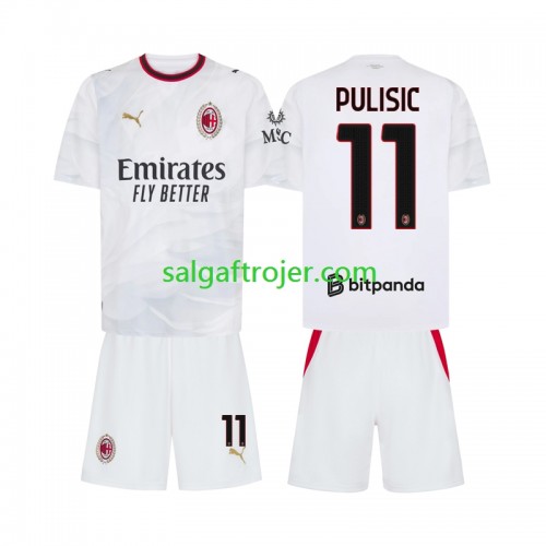 AC Milan Pulisic 11 Fodboldtrøjer Børn Udebanesæt 2026/27 Kort ærmer AC Milan Pulisic 11 Fodboldtrøjer Børn Udebanesæt 2026/27 Kort ærmer